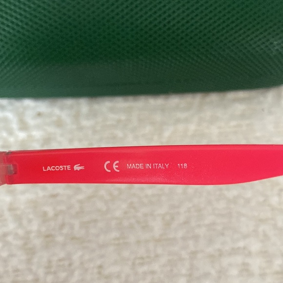Lacoste glasses frames - kids frames - pink. - Picture 2 of 6